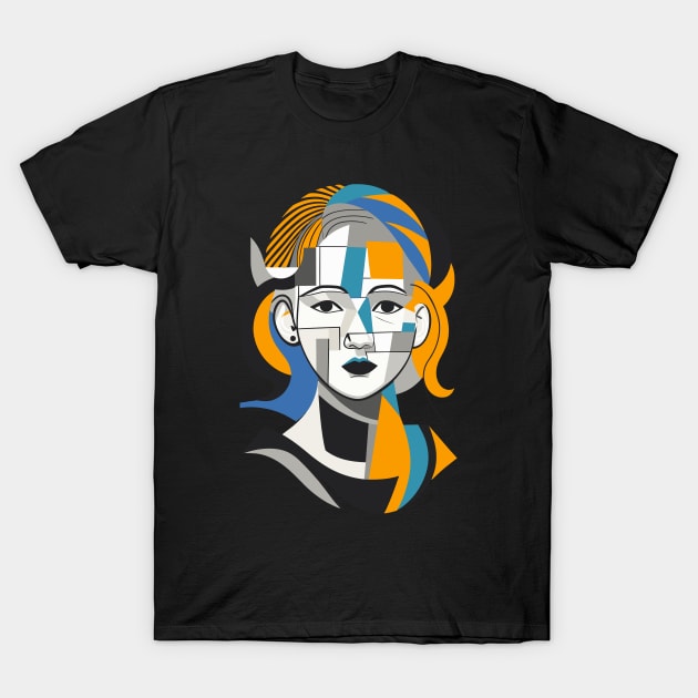 Portrait of Mocking Girl T-Shirt by Ikibrai